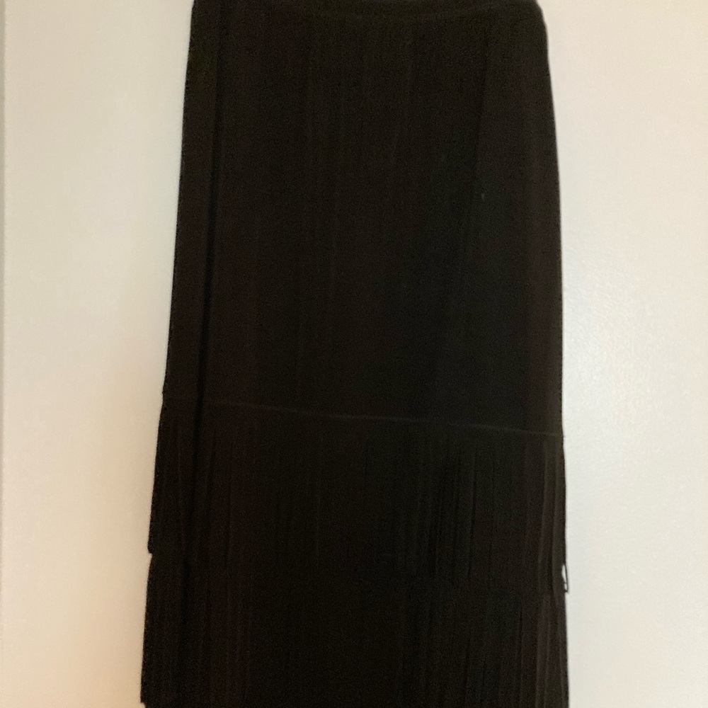 Chico’s Traveler’s Livia Fringe Skirt